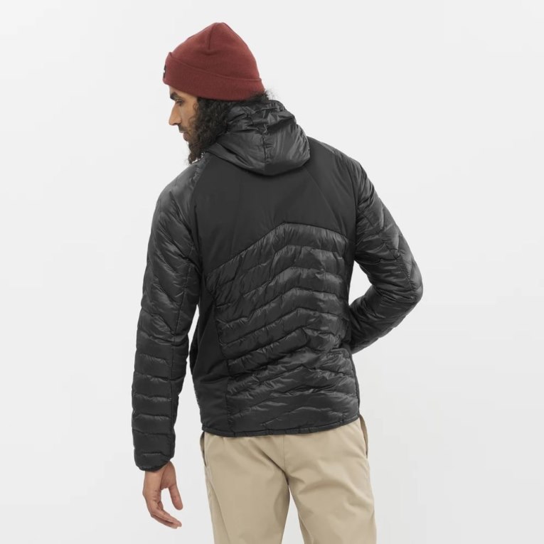 Black Salomon Outline Primaloft Men's Insulated Jackets | IE KF4821